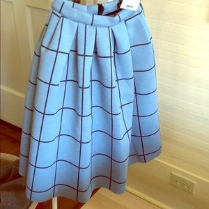 Top Shop Neoprene high waisted skirt